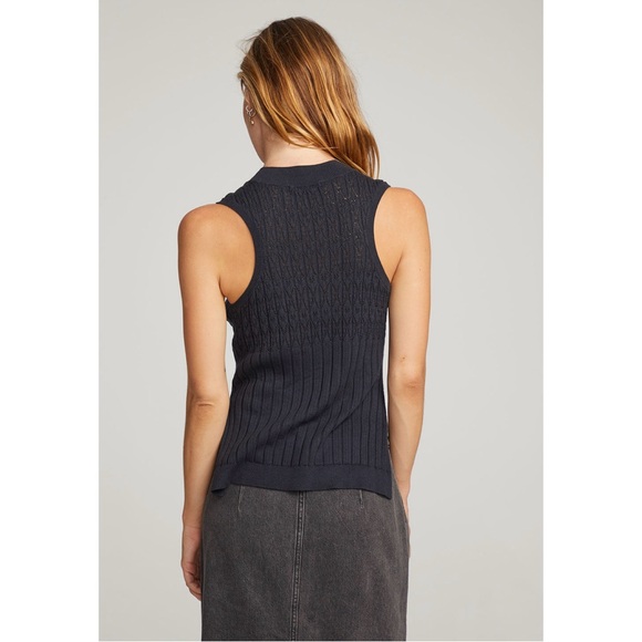 Chaser Cody Licorice Knit Tank Top - Picture 4 of 16